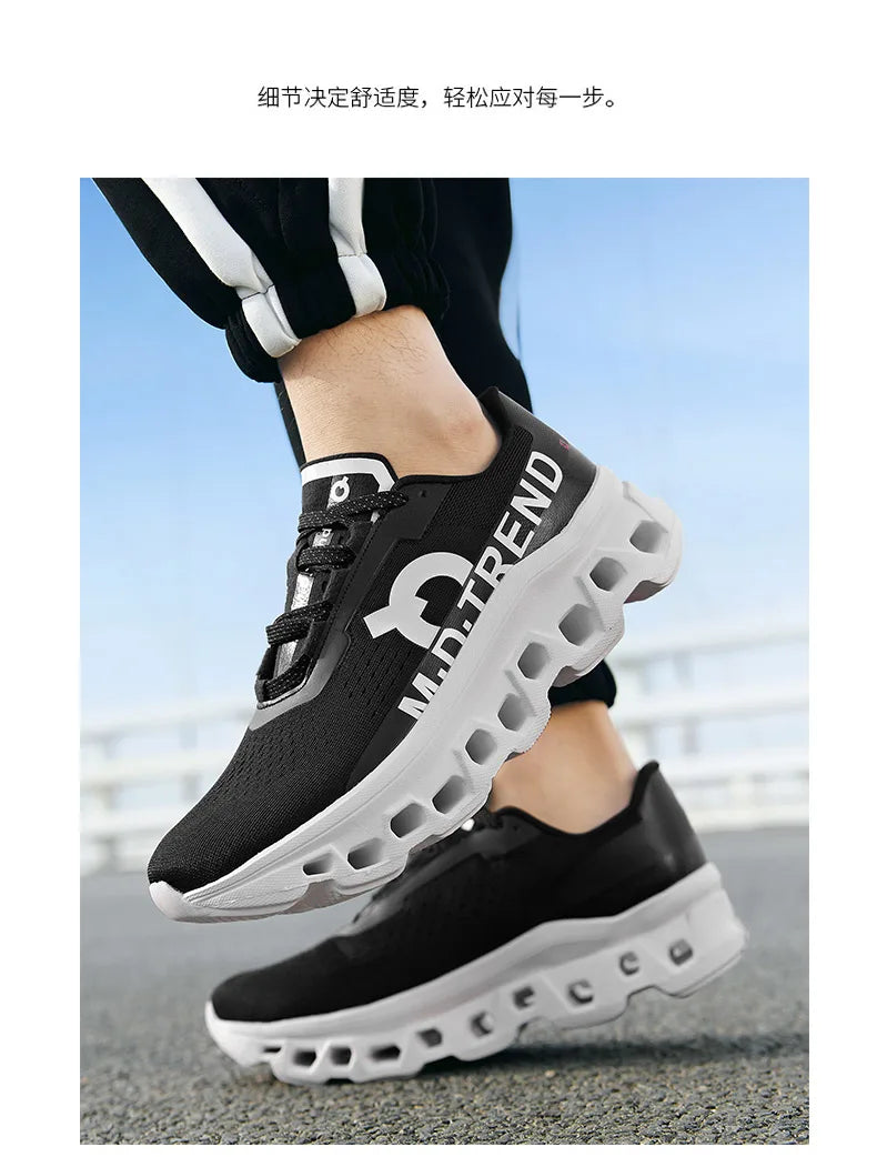 2025 New Air Shoes for Men Marathon Running Sneakers Outdoor Breathable WalkingShoes Large Size Shoes Men Casual Sports Shoes