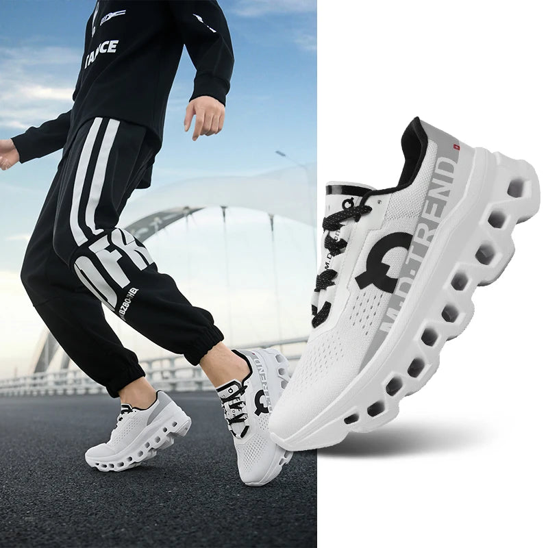 2025 New Air Shoes for Men Marathon Running Sneakers Outdoor Breathable WalkingShoes Large Size Shoes Men Casual Sports Shoes