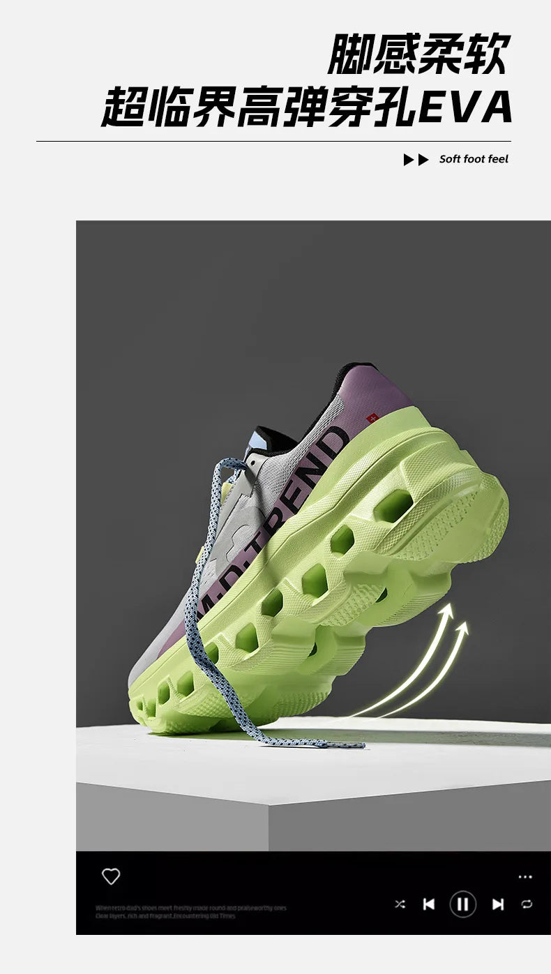 2025 New Air Shoes for Men Marathon Running Sneakers Outdoor Breathable WalkingShoes Large Size Shoes Men Casual Sports Shoes