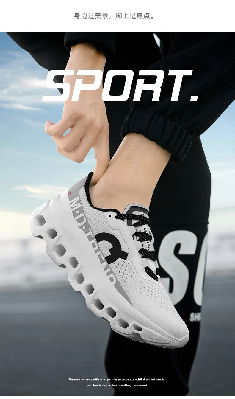 2025 New Air Shoes for Men Marathon Running Sneakers Outdoor Breathable WalkingShoes Large Size Shoes Men Casual Sports Shoes