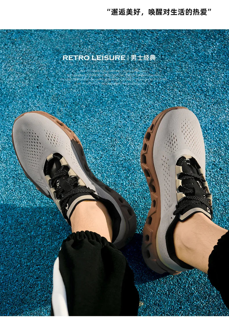 2025 New Air Shoes for Men Marathon Running Sneakers Outdoor Breathable WalkingShoes Large Size Shoes Men Casual Sports Shoes