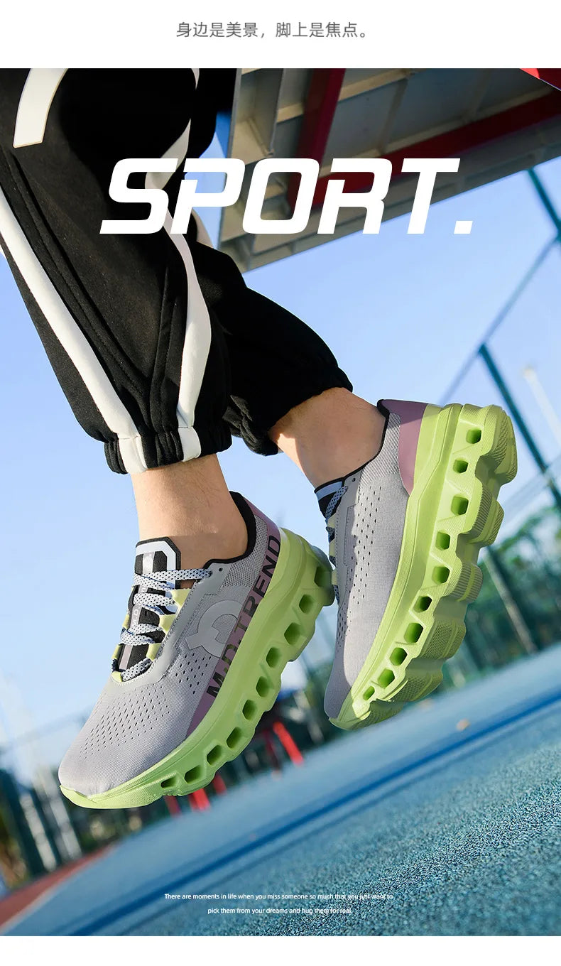 2025 New Air Shoes for Men Marathon Running Sneakers Outdoor Breathable WalkingShoes Large Size Shoes Men Casual Sports Shoes