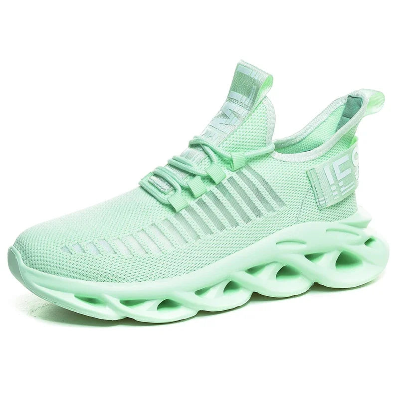 2024 Man Running Sneakers, Kids Breathable Sports Shoes For Women Light Low Top Men's Mesh Jogging Casual Shoes Large Size 28-48