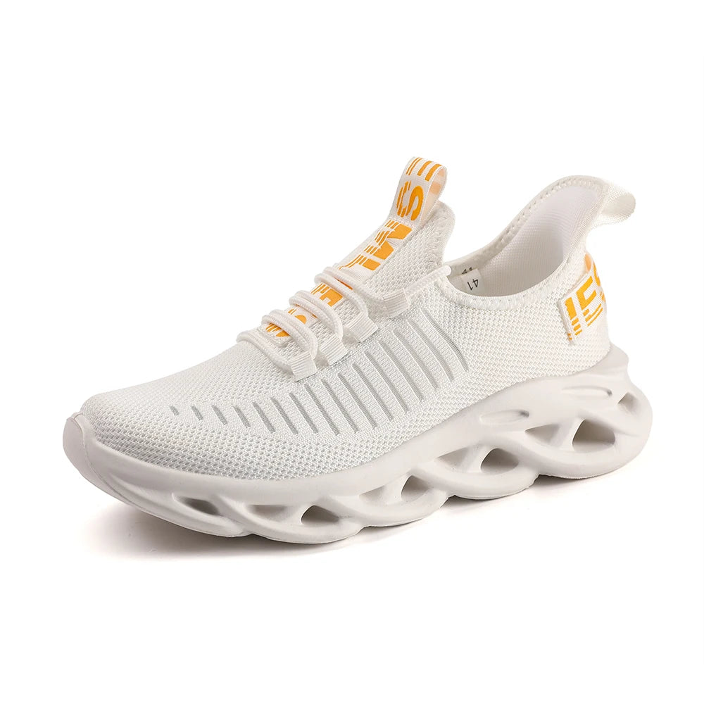 2024 Man Running Sneakers, Kids Breathable Sports Shoes For Women Light Low Top Men's Mesh Jogging Casual Shoes Large Size 28-48